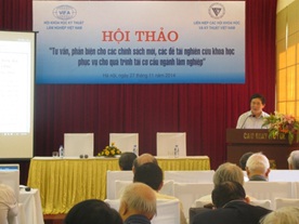 Tư vấn, phản biện cho các chính sách mới, các đề tài nghiên cứu khoa học phục vụ cho quá trình tái cơ cấu ngành lâm nghiệp